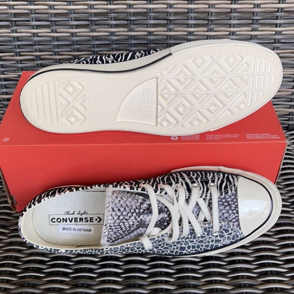 Converse Chuck 70 OX Black/Egret/Egret MEN`S - Picture 4 of 16